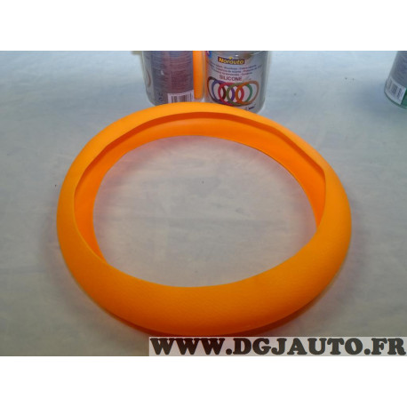 Couvre volant de direction 34-45cm silicone orange Norauto 3501361144763 