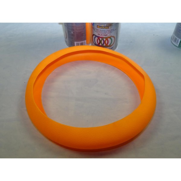 Couvre volant de direction 34-45cm silicone orange Norauto 3501361144763 