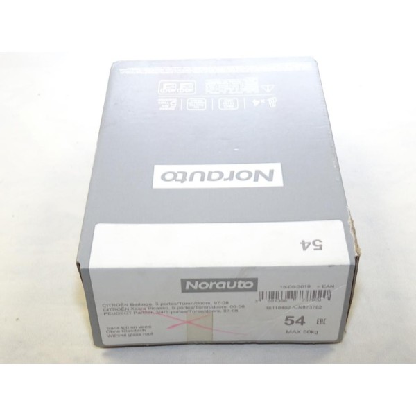 Kit pieds fixation barre de toit Norauto N°54 16118402 pour citroen berlingo partir de 1997 xsara picasso de 2000 à 2006 peugeot