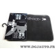Ensemble 4 tapis de sol universel Playboy 810005 