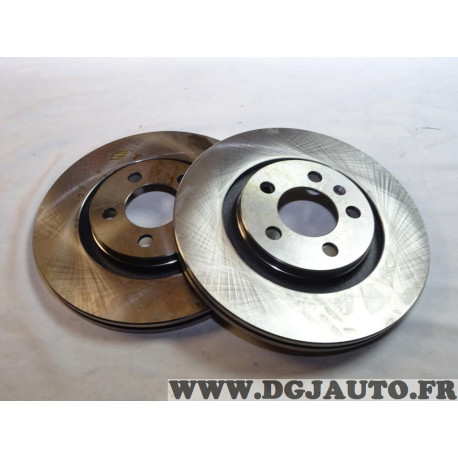 Paire disques de frein avant 279.9mm diametre ventilé Carter 21471 pour volkswagen golf 4 IV bora new beetle audi A3 seat leon 