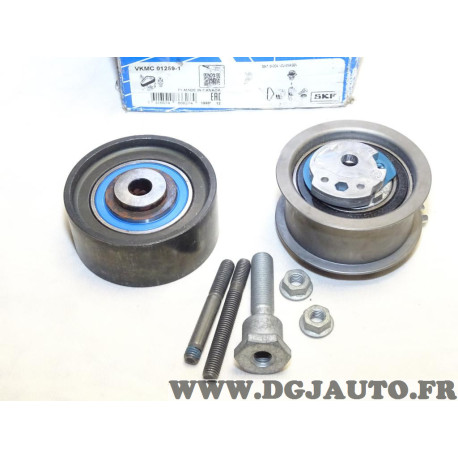 Ensemble galet tendeur + enrouleur courroie de distribution (non incluse) SKF VKMC01259-1 pour audi A3 seat altea toledo 3 III l