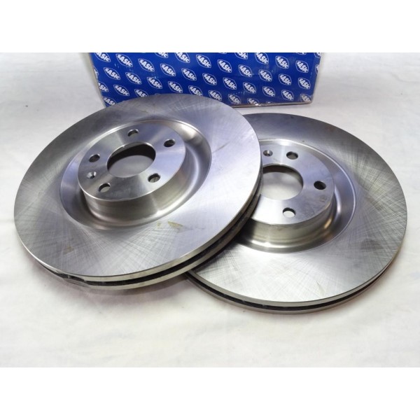 Paire disques de frein avant 345mm diametre ventilé Sasic 6106035 pour audi A4 B6 B7 8E2 8E5 8H7 8HE 8EC 8ED partir de 2003 