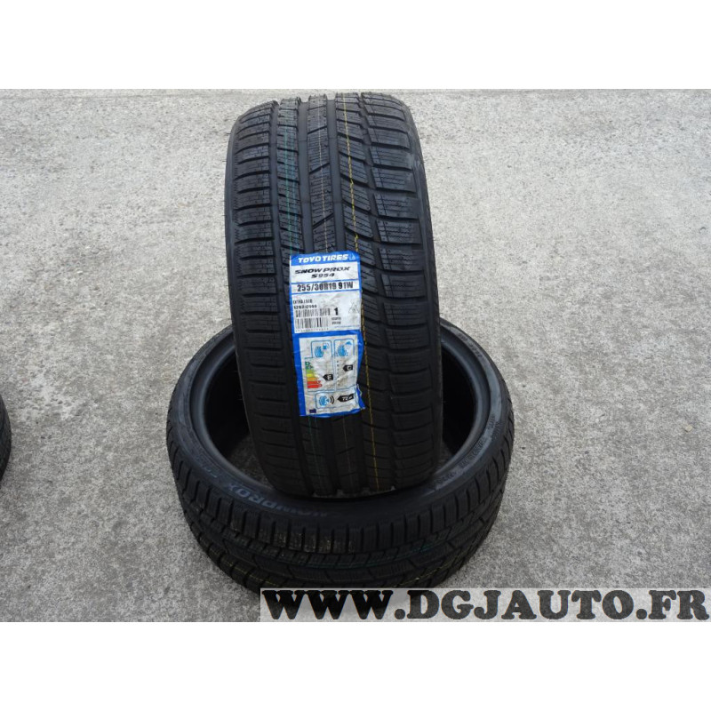 Lot 2 pneus NEUF Toyo snowprox S954 255/30/19 255 30 19 91W XL DOT2916  DOT3116, buy it just for 114.58 on our shop DGJAUTO
