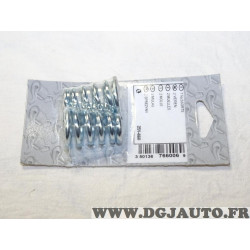Blister 2 ressorts fixation tuyau silencieux echappement Bosal 251860 pour fiat fiorino opel kadett D E corsa A B ascona C senat