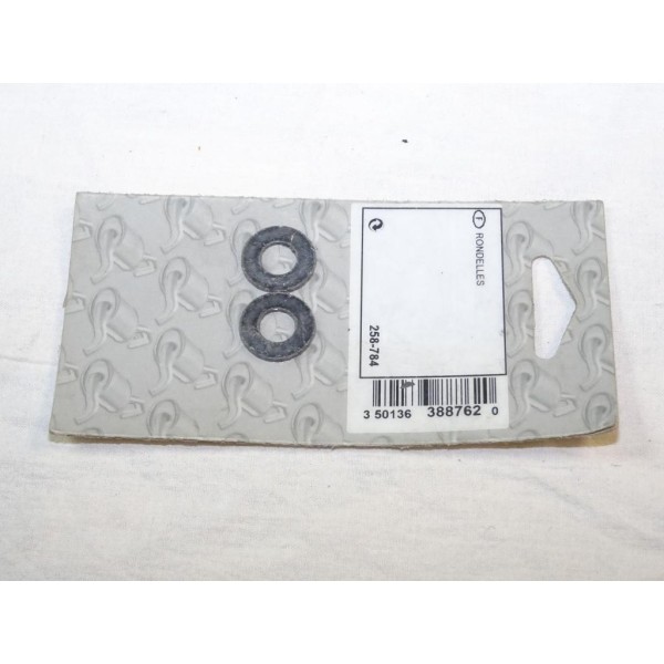 Lot 2 rondelles fixation tuyau echappement Bosal 258-784 pour divers véhicules fiat alfa romeo lancia citroen peugeot mercedes r