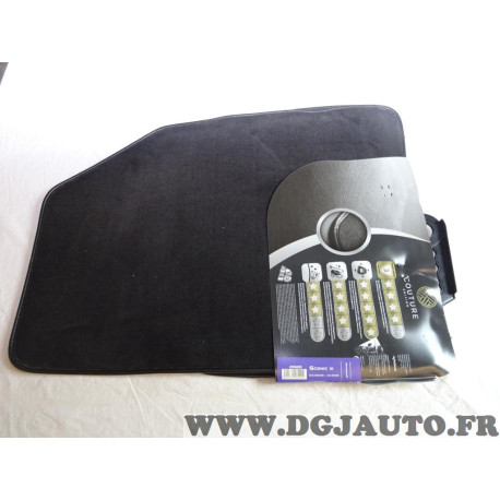 Ensemble 4 tapis de sol sur mesure avant et arriere Couture 2195222 pour renault scenic 3 III de 04/2009 à 10/2016 