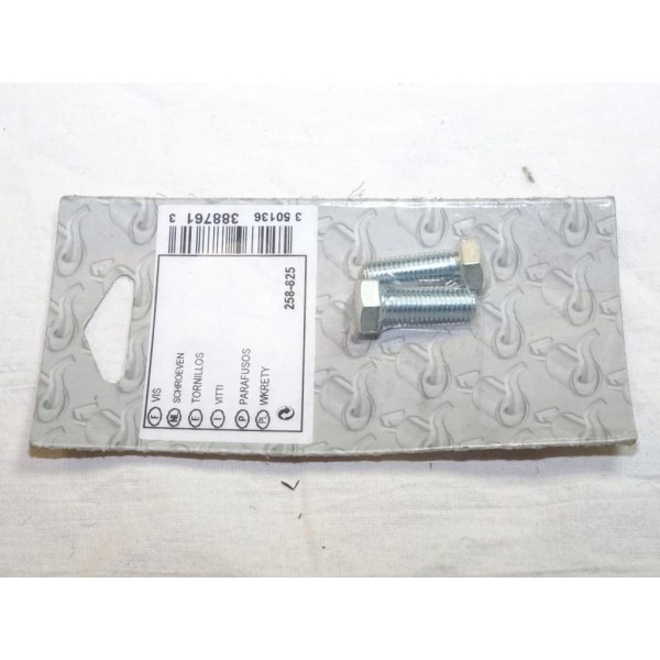 Blister 2 vis boulon fixation echappement silencieux collecteur tuyau 25mm Bosal 258-825 pour divers véhicules fiat alfa romeo l