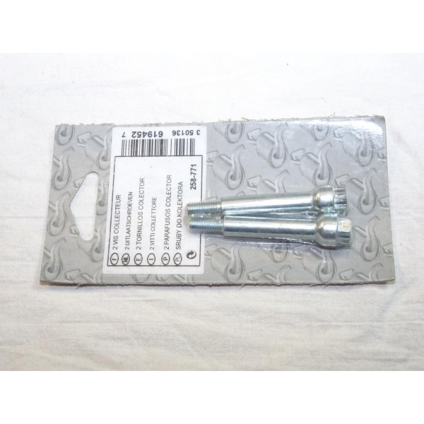 Blister 2 vis boulon fixation tuyau silencieux echappement Bosal 258-771 pour citroen berlingo C2 C3 C4 evasion jumper jumpy sax