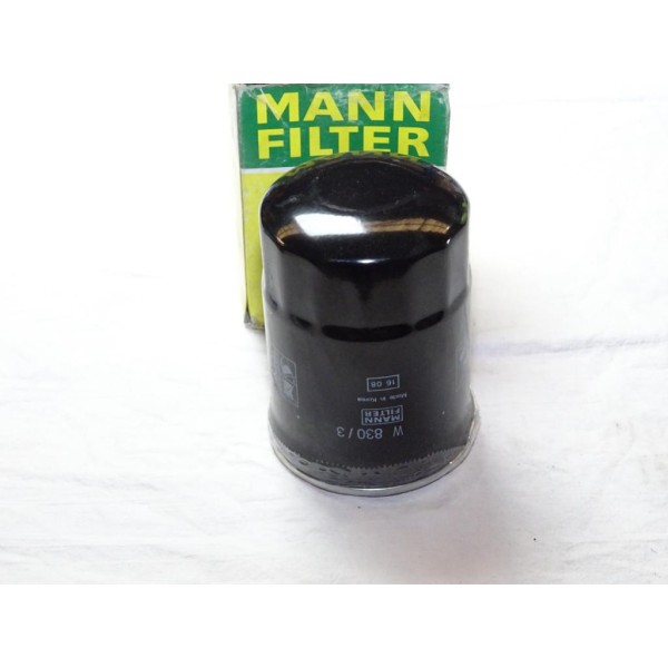 Filtre à huile Mann filter W830/3 pour hyundai accent trajet elantra santa fe matrix getz tucson kia carnival carens cerato spor