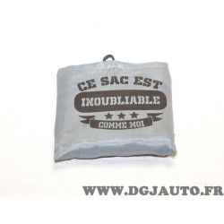 Sac de courses gris pliage Zigoh ZIG370INOU Ce sac est inoubliable comme moi