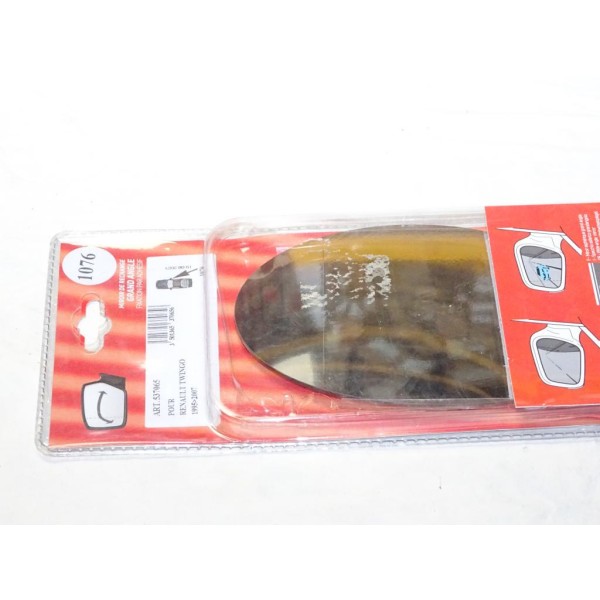 Vitre miroir glace retroviseur avant droite grand angle MAD 1076 537065 pour renault twingo 1 I partir de 1995 
