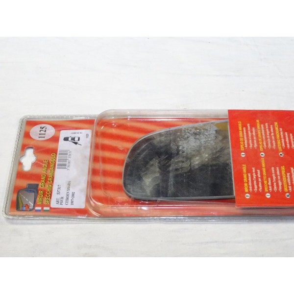 Vitre miroir glace retroviseur avant gauche MAD N°1125 537317 pour citroen xsara de 1997 à 2002 