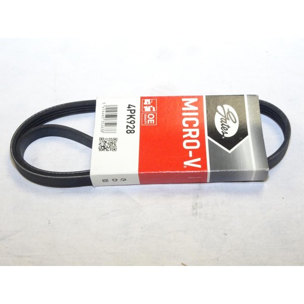 Courroie accessoire Gates 4PK928 pour buick roadmaster chevrolet impala caprice dacia logan sandero fiat tempra tipo kia pride r