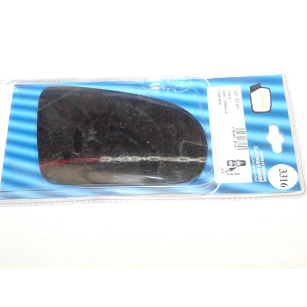 Vitre miroir glace retroviseur avant droit MAD 3316 537169 pour opel corsa B de 1993 à 2000 