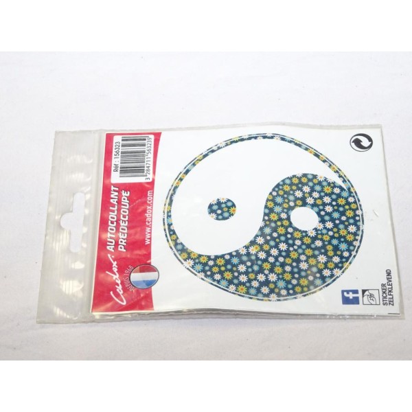 Autocollant sticker decoration yin yang Cadox 156323 
