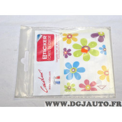Autocollant sticker decoration fleurs Cadox 140012