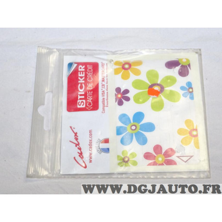 Autocollant sticker decoration fleurs Cadox 140012 
