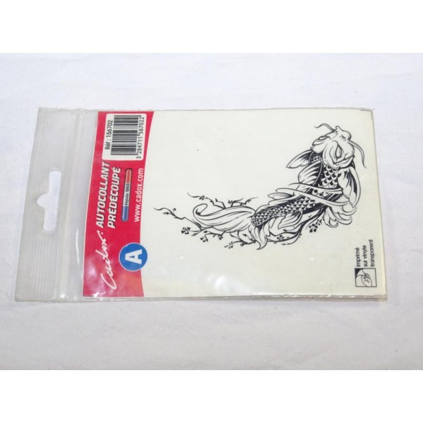 Autocollant sticker decoration poisson Cadox 156702 