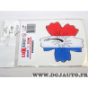 Autocollant sticker decoration 3M Hibiscus bleu blanc rouge Luximmat Hibiscus