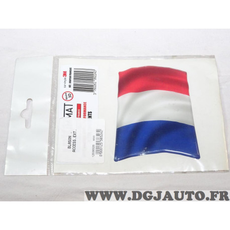 Autocollant sticker decoration 3M Drapeau bleu blanc rouge Luximmat Drapeau francais 