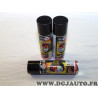 Lot 3 bombes aerosol peinture 300ML rouge jantes Inprodip 00M-30005