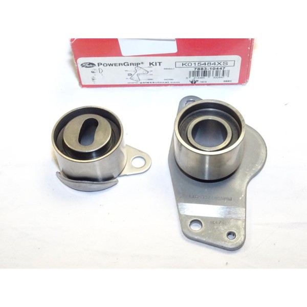 Ensemble galets tendeur et enrouleur courroie de distribution (non incluse) Gates K015484XS pour renault clio 1 2 I II express k