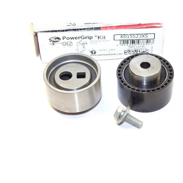 Ensemble galets tendeur et enrouleur courroie distribution (non incluse) Gates K015523XS pour citroen berlingo C15 jumpy xsara f