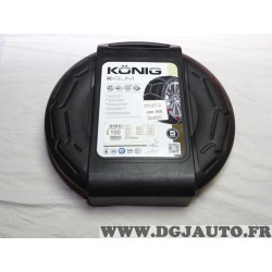 Paire chaines neige Thule K-slim 100 pour auto non chainables pneu roue jante 215/70/14 195/80/15 215/70/15 225/65/15 235/60/15 