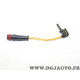 Contacteur detecteur temoin usure plaquettes de frein ATE 24.8190-0410.2 620410 pour mercedes classe A B C E S SL CLK G SLK SLR 