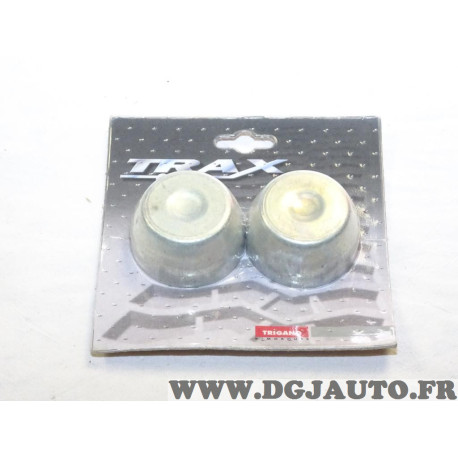 Lot 2 caches moyeu diametre 48 Trigano T800284 pour remorque 