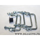 Kit 5 etriers fixation element remorque Trigano TR003341 pour remorque 
