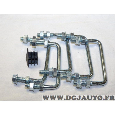 Kit 5 etriers fixation element remorque Trigano TR003341 pour remorque 