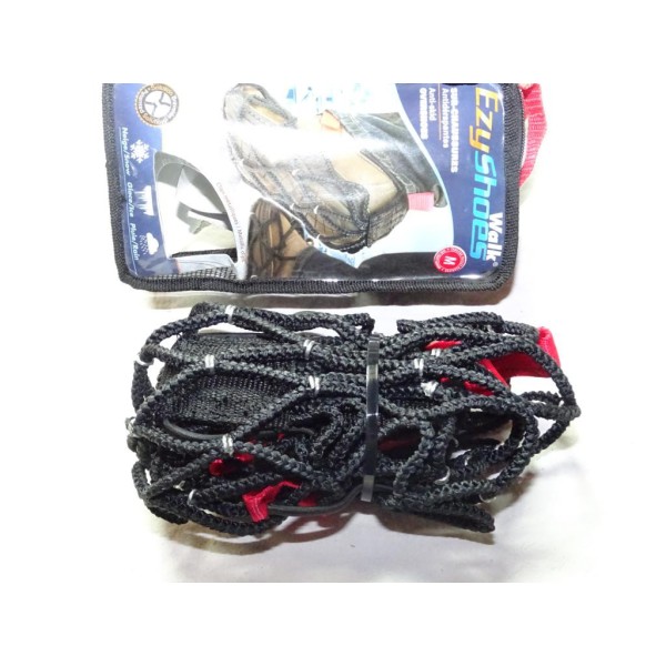 Paire sur-chaussures antiderapantes chaine neige taille M de 36 à 40 Walk Ezyshoes Impex 6Z40621M14 