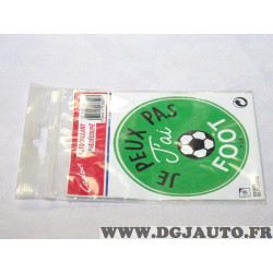 Autocollant sticker decoration je peux pas j ai foot Cadox 157802