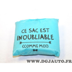 Sac de courses bleu pliable Zigoh 2170227 3700619608228 Ce sac est inoubliable comme moi