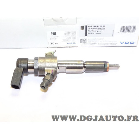 Injecteur carburant VDO A2C59511612 pour citroen C2 C3 ford fiesta 5 6 V VI mazda 2 DE DH peugeot 107 1007 toyota aygo 1.4HDI 1.