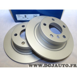 Paire disques de frein arriere plein 290mm diametre Bosch 0986479043 BD1650 pour BMW serie 1 2 F20 F21 F22 F23 F87 