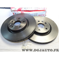 Paire disques de frein avant ventilé 337mm diametre Brembo 09B35811 pour opel insignia A saab 95 9-5