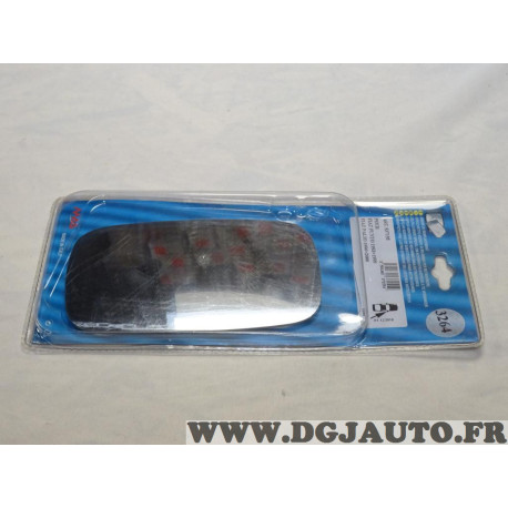 Vitre miroir glace retroviseur avant droit MAD N°3264 537155 pour fiat punto de 1993 à 1999 palio de 1996 à 2000 