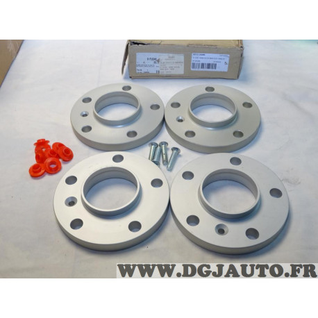 Lot 4 entretoises elargisseur voie jantes roue 16mm 5x120 74mm Eurotuning O-P1634S pour BMW E39 serie 5 