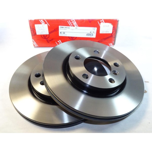 Paire disques de frein avant ventilé 294mm diametre TRW DF6136 pour mini countryman paceman cooper one R60 R61 