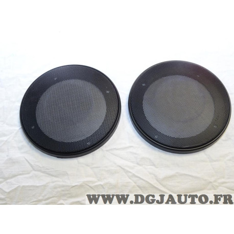 Paire grilles haut parleur enceinte 100mm diametre Norauto 33.71NO* adaptable (sans accessoire fixation) 