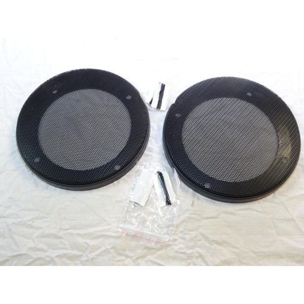Paire grilles haut parleur enceinte 130mm diametre Norauto 33.72 adaptable 