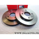 Paire disques de frein avant ventilé 256mm diametre Brembo 09.9617.11 pour volvo S40 V40