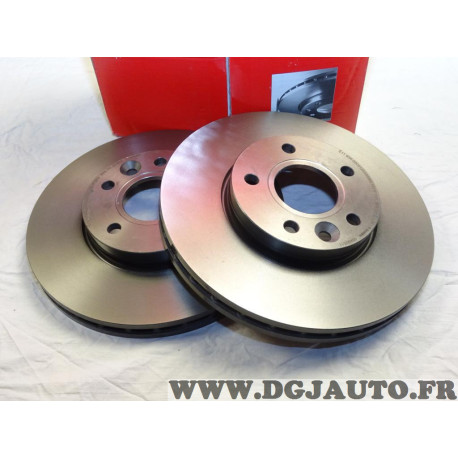 Paire disques de frein avant ventilé 278mm diametre Brembo 09A90511 pour ford Cmax C-max focus 3 III volvo C30 C70 S40 V40 V50 