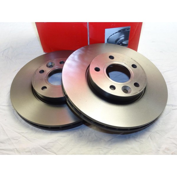 Paire disques de frein avant ventilé 278mm diametre Brembo 09A90511 pour ford Cmax C-max focus 3 III volvo C30 C70 S40 V40 V50 