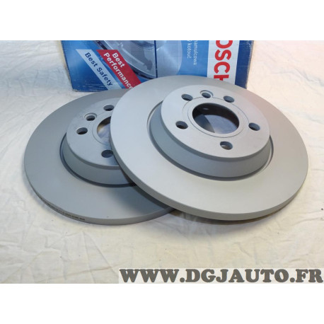 Paire disques de frein arriere plein 293.6mm diametre Bosch 0986478569 BD491 pour ford galaxy seat alhambra volkswagen sharan 