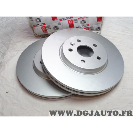 Paire disques de frein avant ventilé 300mm diametre Ferodo DDF2385C pour opel mokka chevrolet trax 