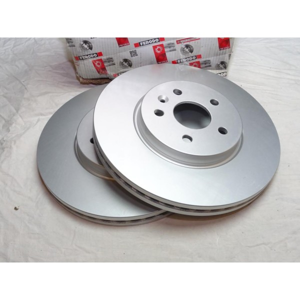 Paire disques de frein avant ventilé 300mm diametre Ferodo DDF2385C pour opel mokka chevrolet trax 